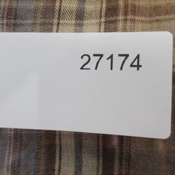 Cider Cotton Plaid Mini Skirt Set Women XS Brown Plaid Two Piece Outfit Collared - Picture 10 of 10